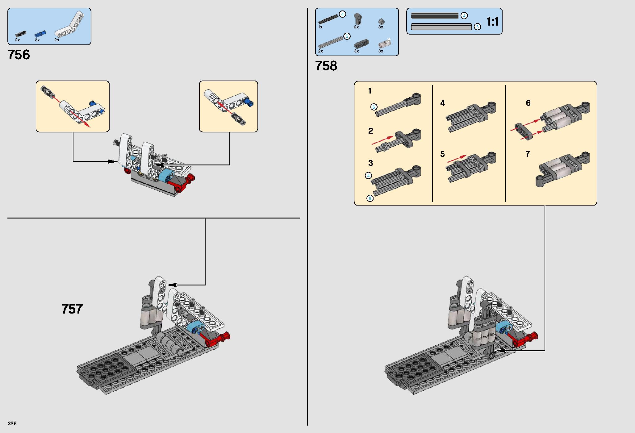 UCS Millennium Falcon 75192 LEGO information LEGO instructions 326 page
