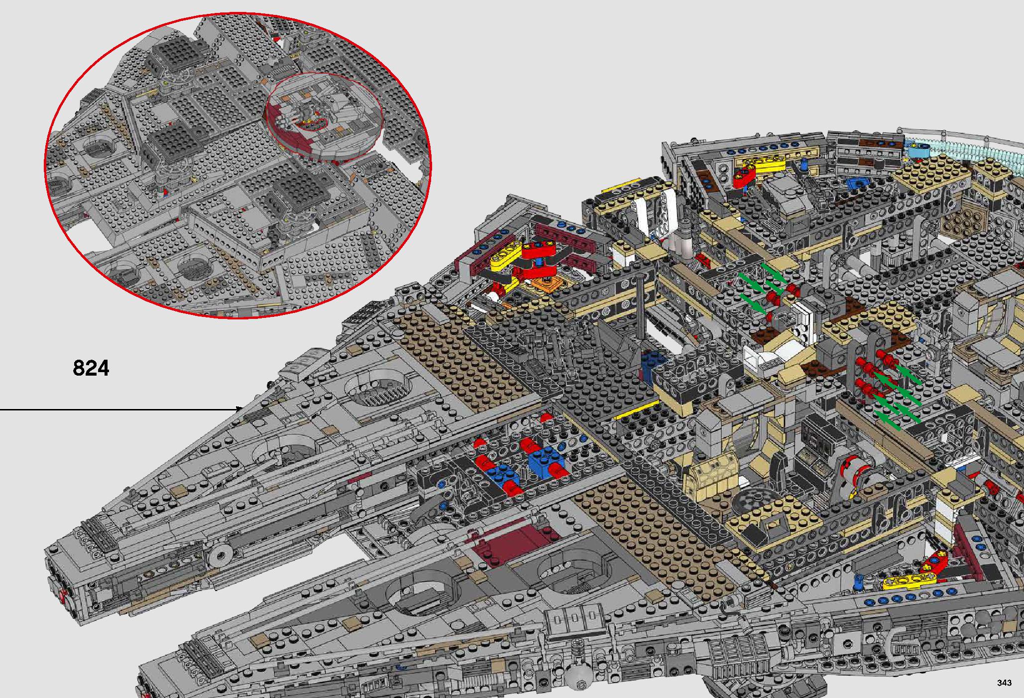 UCS Millennium Falcon 75192 LEGO information LEGO instructions 343 page