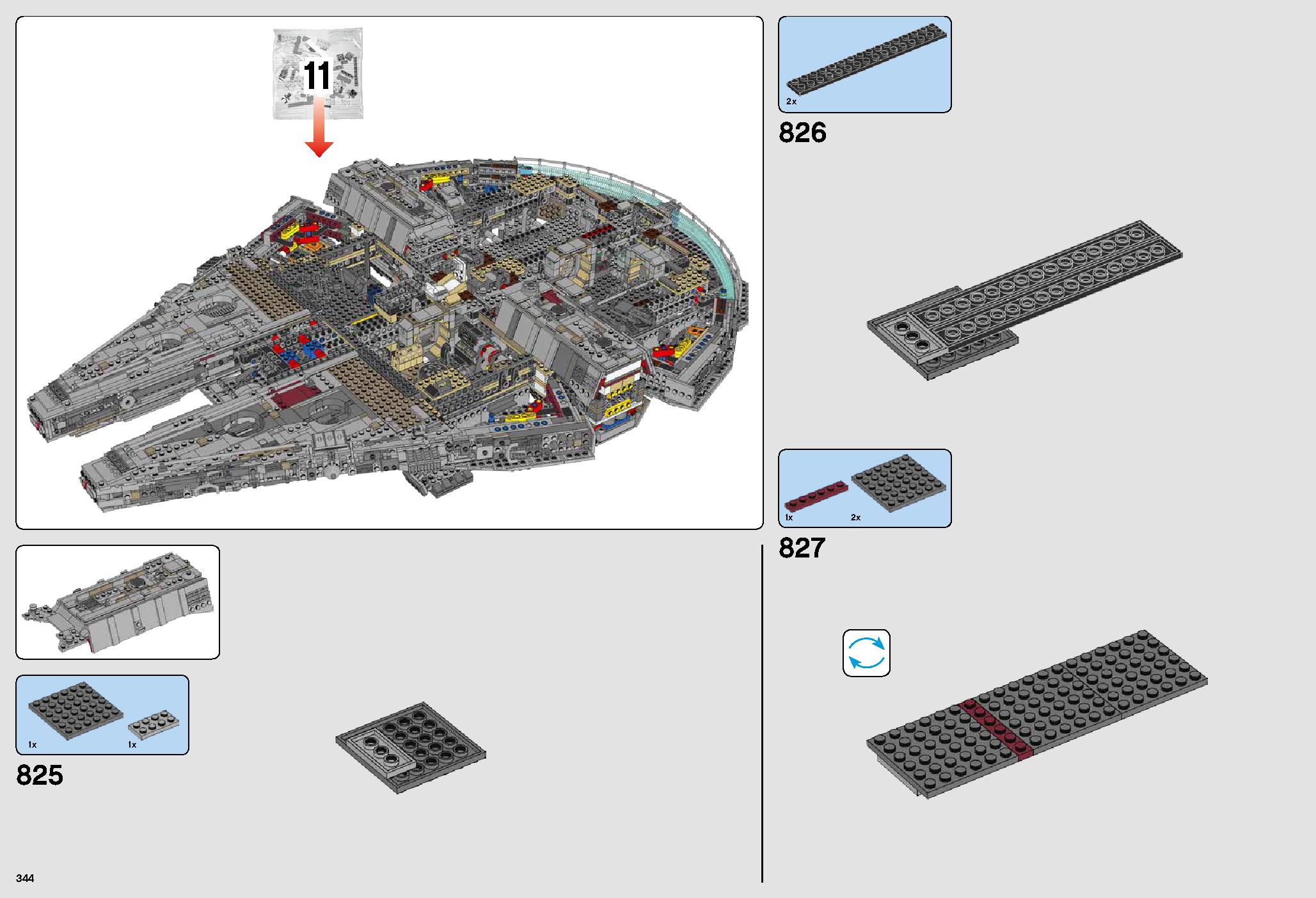 UCS Millennium Falcon 75192 LEGO information LEGO instructions 344 page