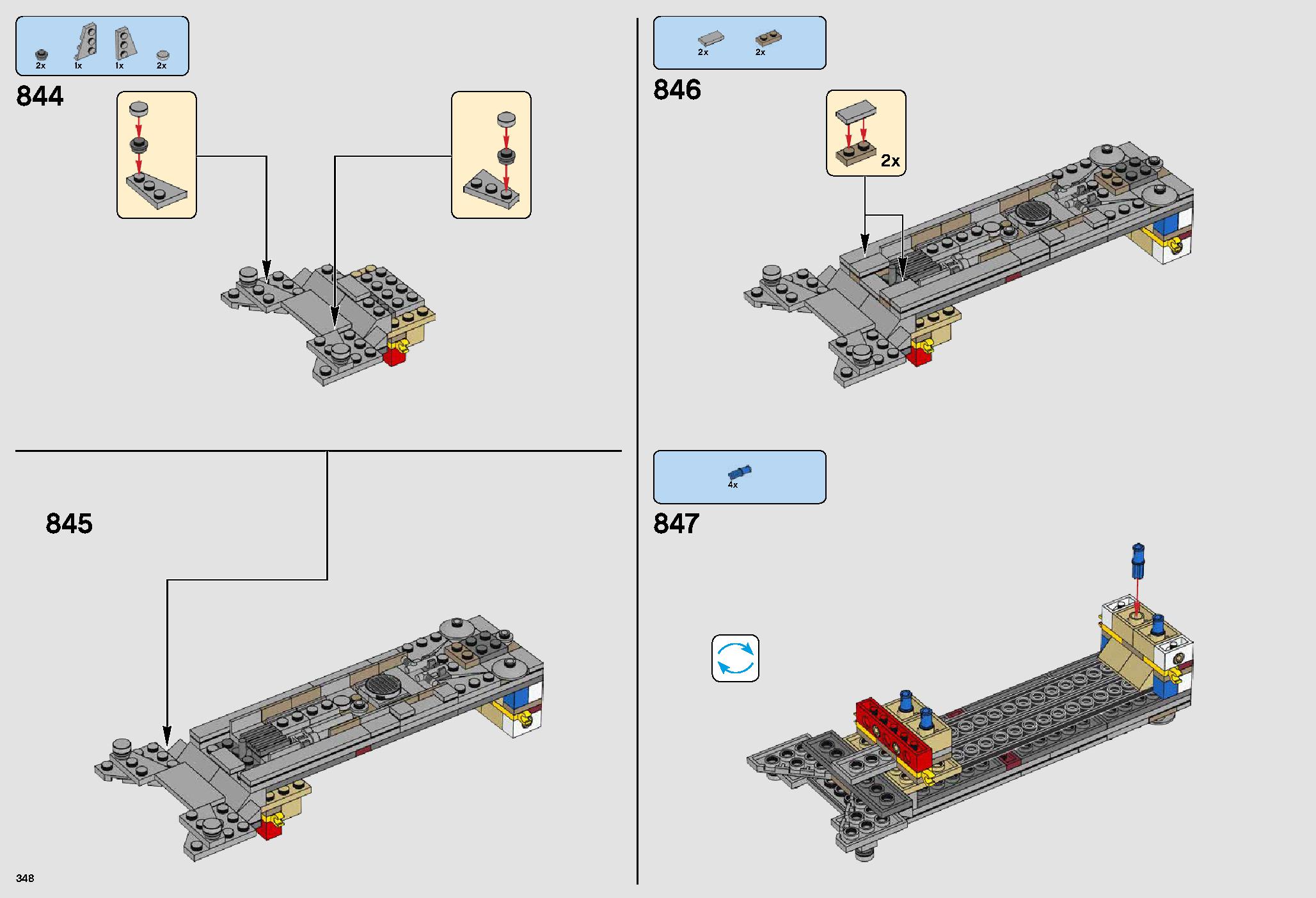 ミレニアム・ファルコン™ 75192 レゴの商品情報 レゴの説明書・組立方法 348 page