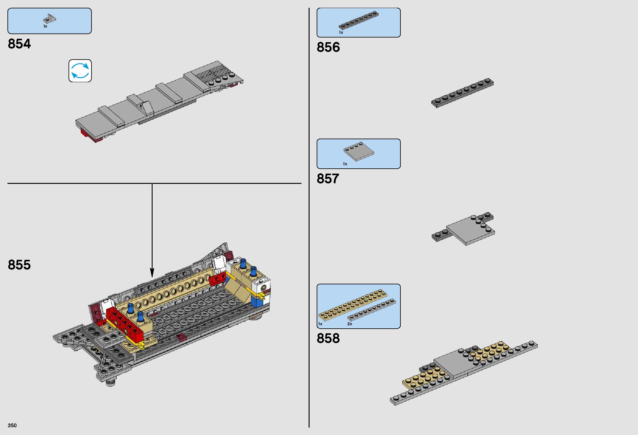 ミレニアム・ファルコン™ 75192 レゴの商品情報 レゴの説明書・組立方法 350 page