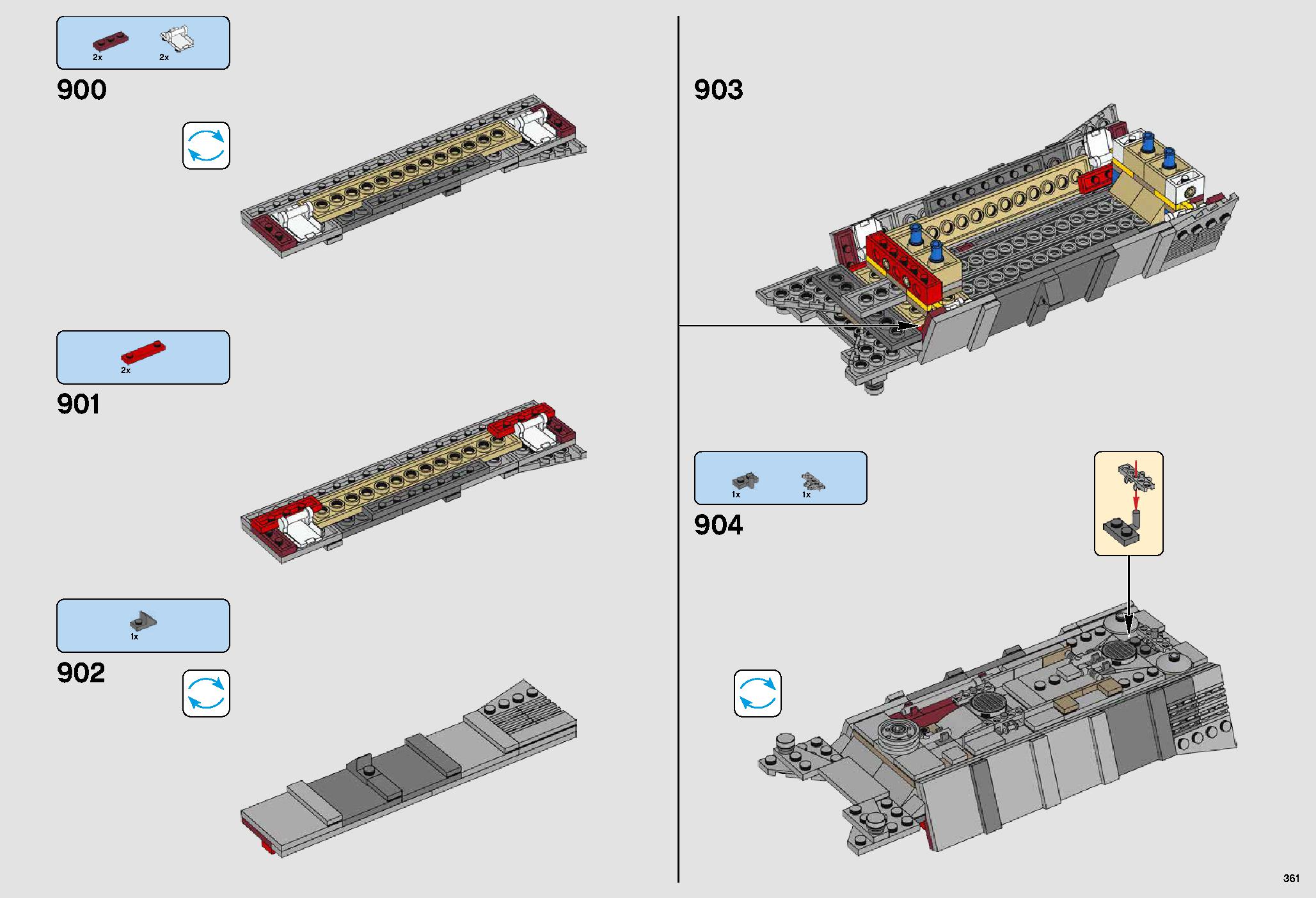 UCS Millennium Falcon 75192 LEGO information LEGO instructions 361 page