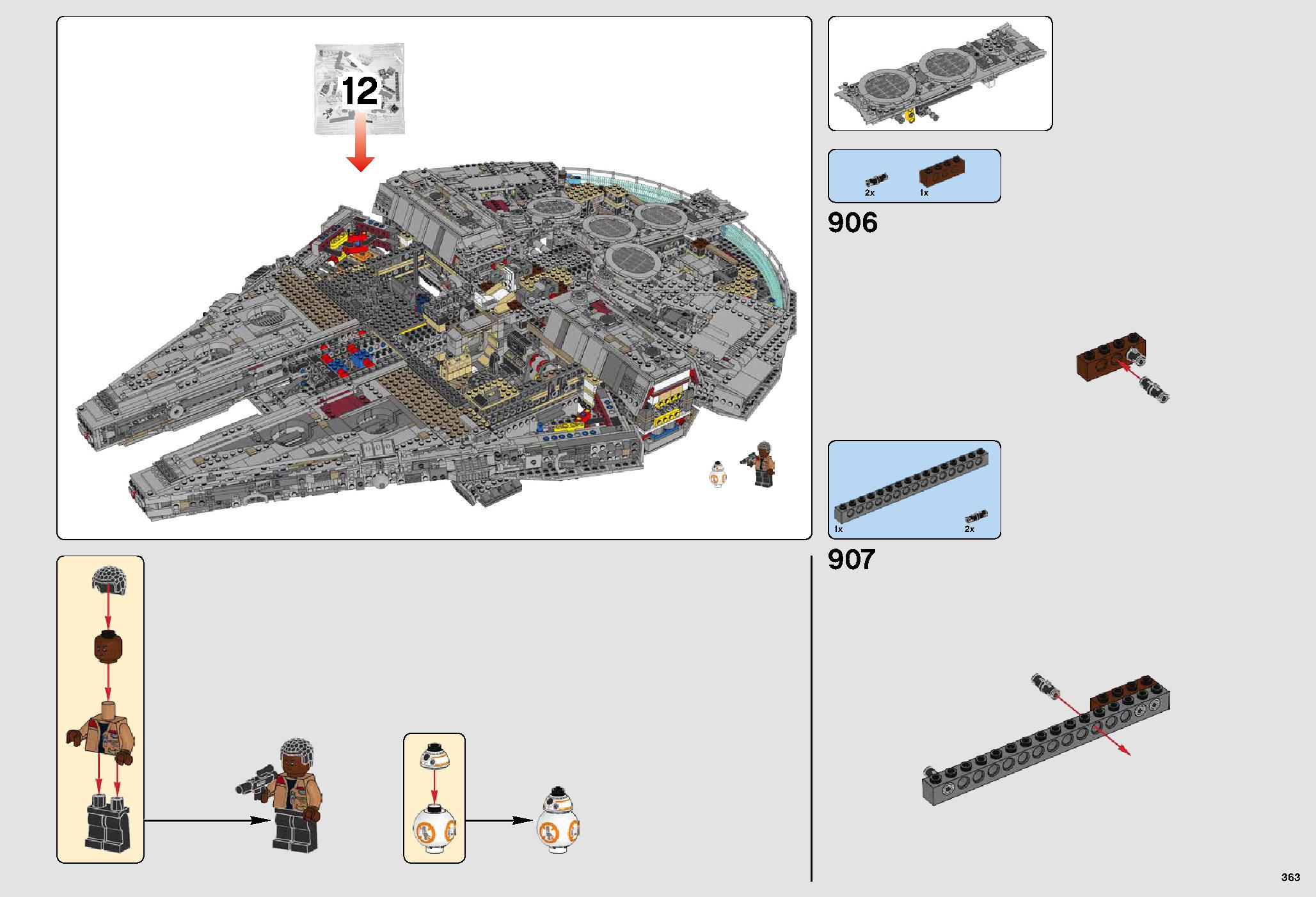 UCS Millennium Falcon 75192 LEGO information LEGO instructions 363 page