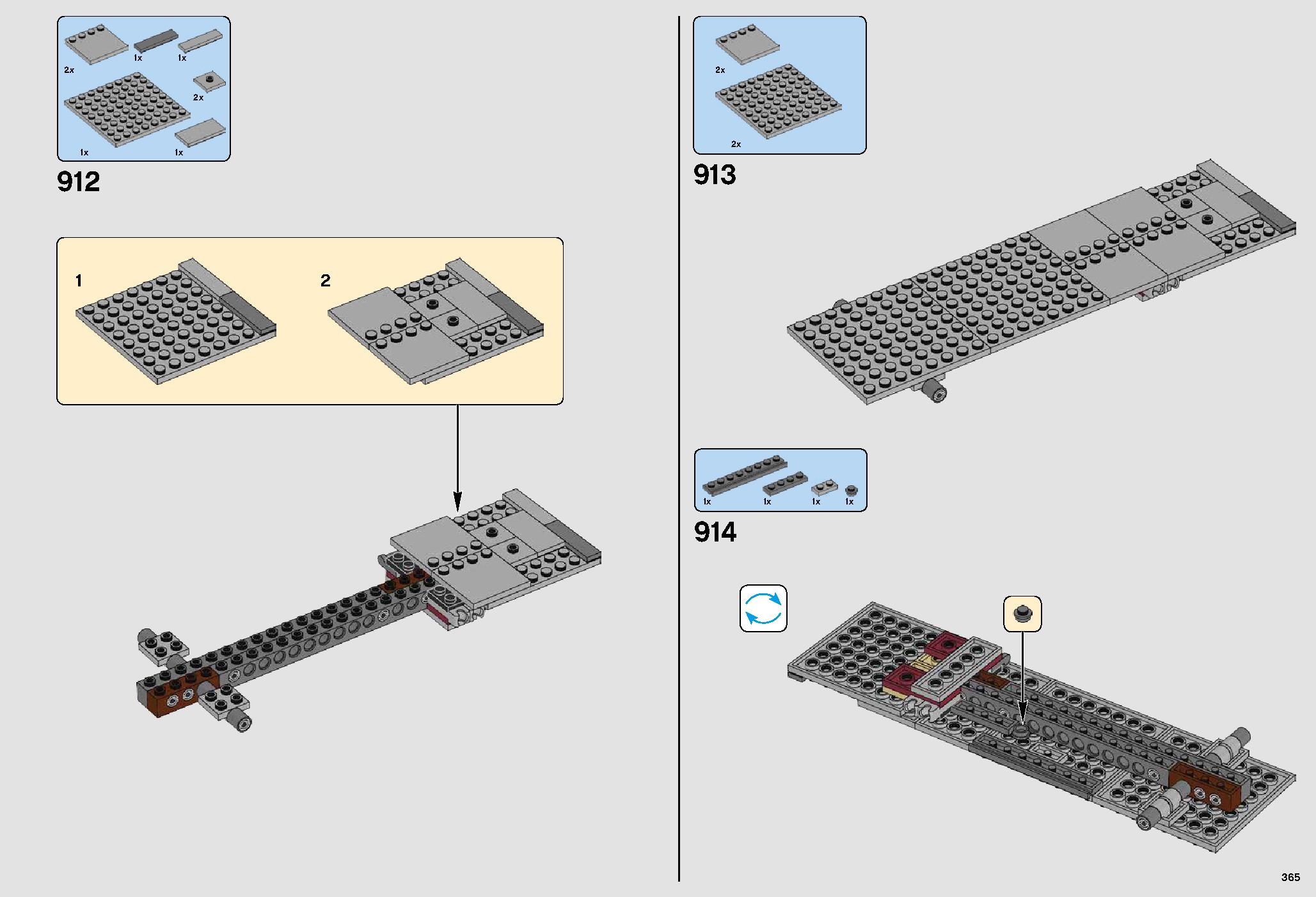 UCS Millennium Falcon 75192 LEGO information LEGO instructions 365 page