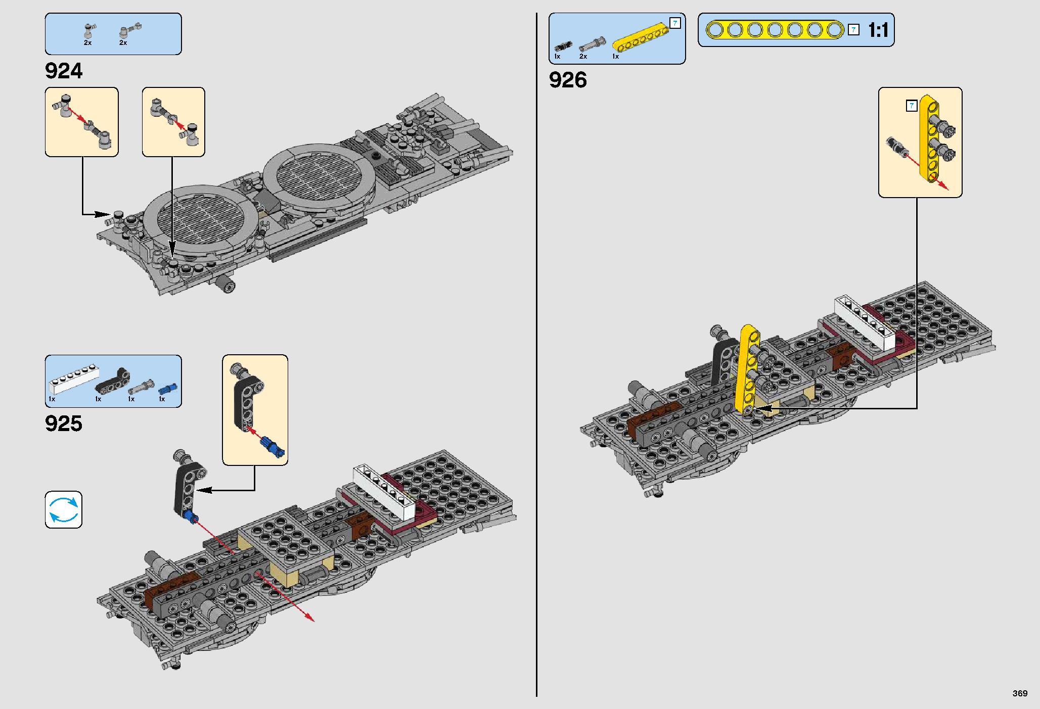 UCS Millennium Falcon 75192 LEGO information LEGO instructions 369 page