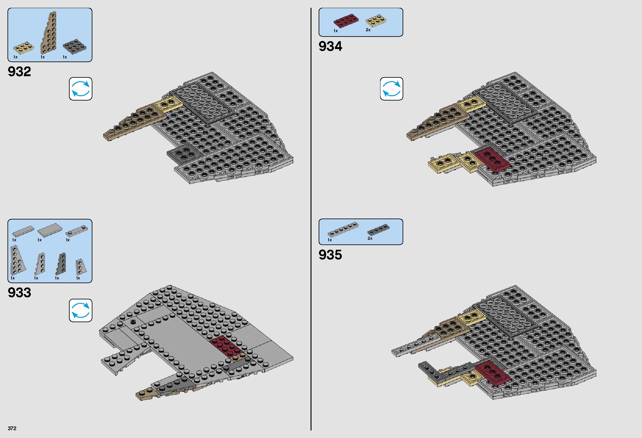 UCS Millennium Falcon 75192 LEGO information LEGO instructions 372 page