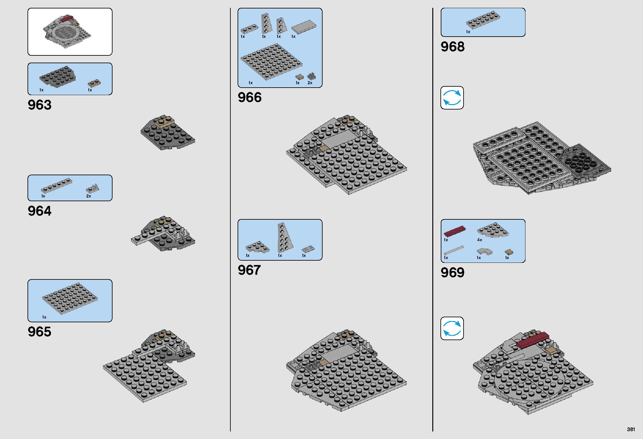 ミレニアム・ファルコン™ 75192 レゴの商品情報 レゴの説明書・組立方法 381 page