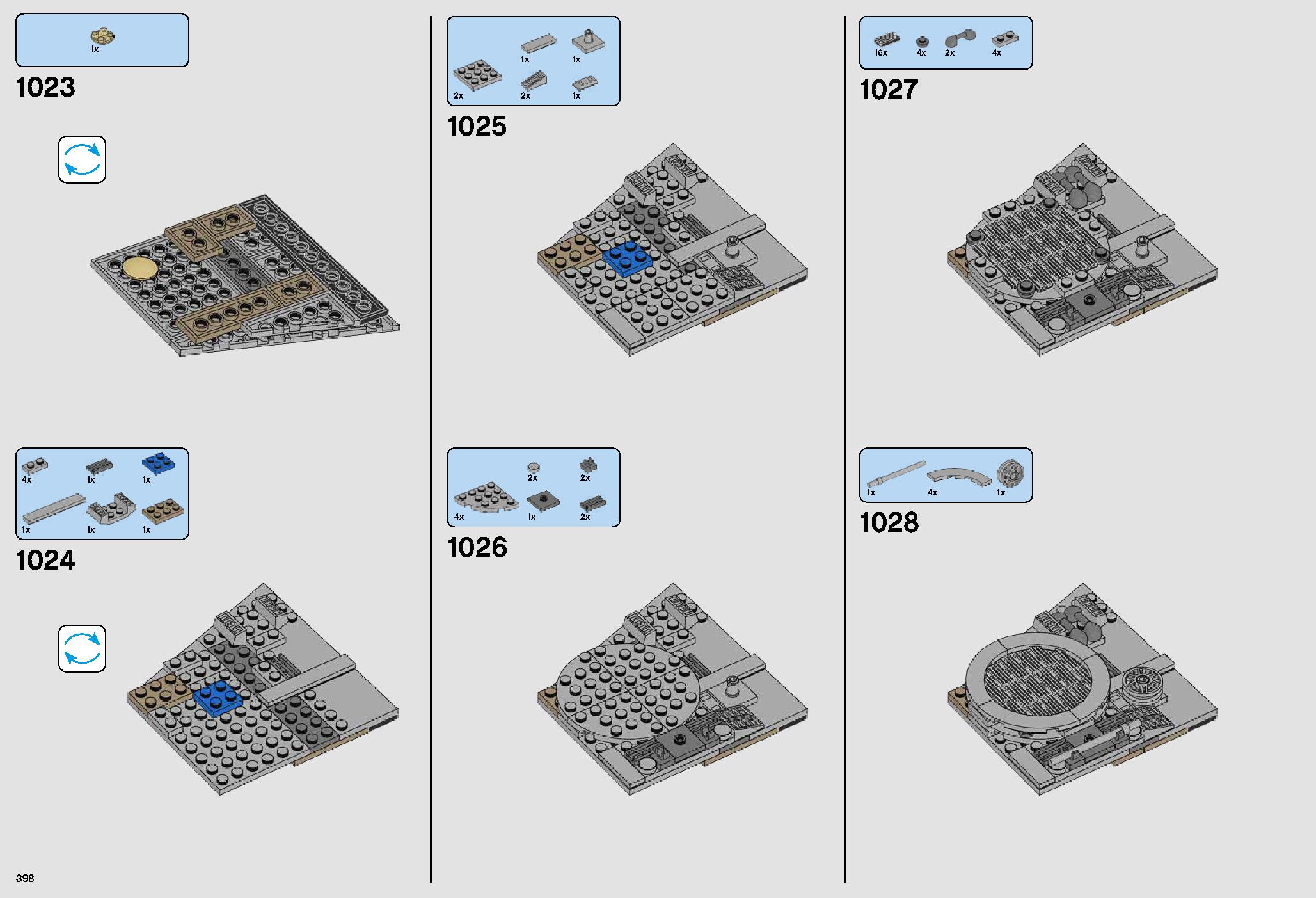 ミレニアム・ファルコン™ 75192 レゴの商品情報 レゴの説明書・組立方法 398 page