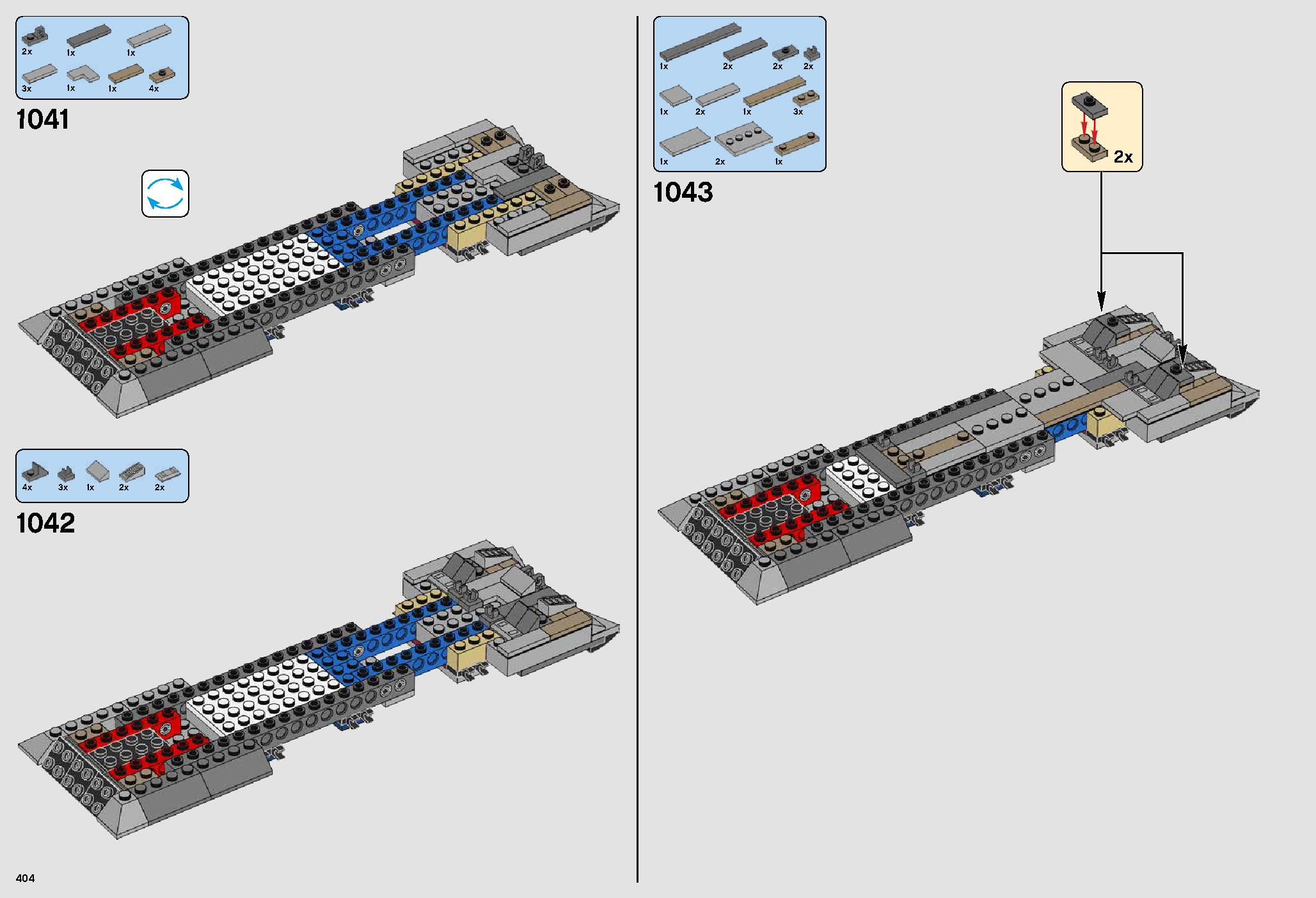 UCS Millennium Falcon 75192 LEGO information LEGO instructions 404 page