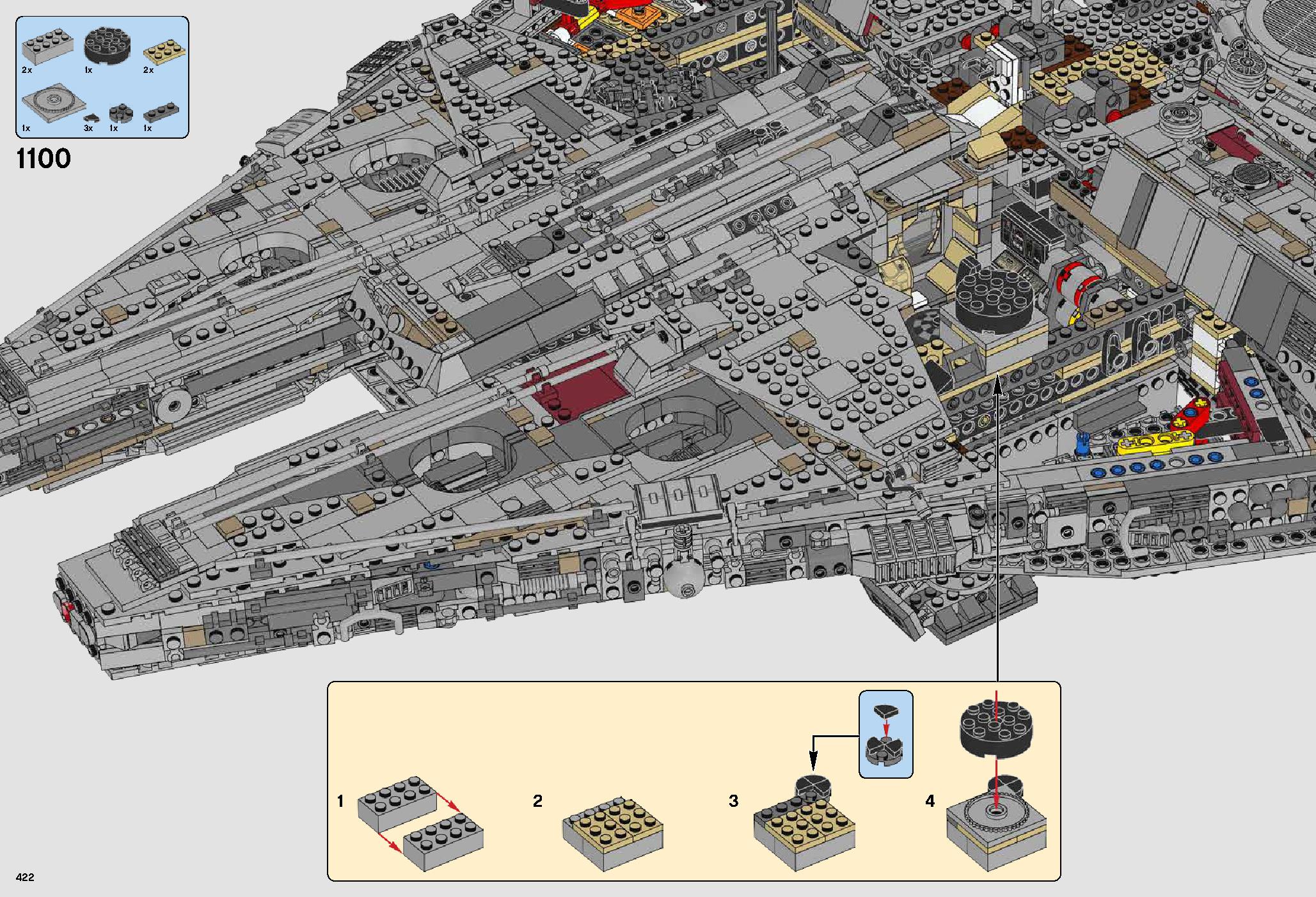 UCS Millennium Falcon 75192 LEGO information LEGO instructions 422 page
