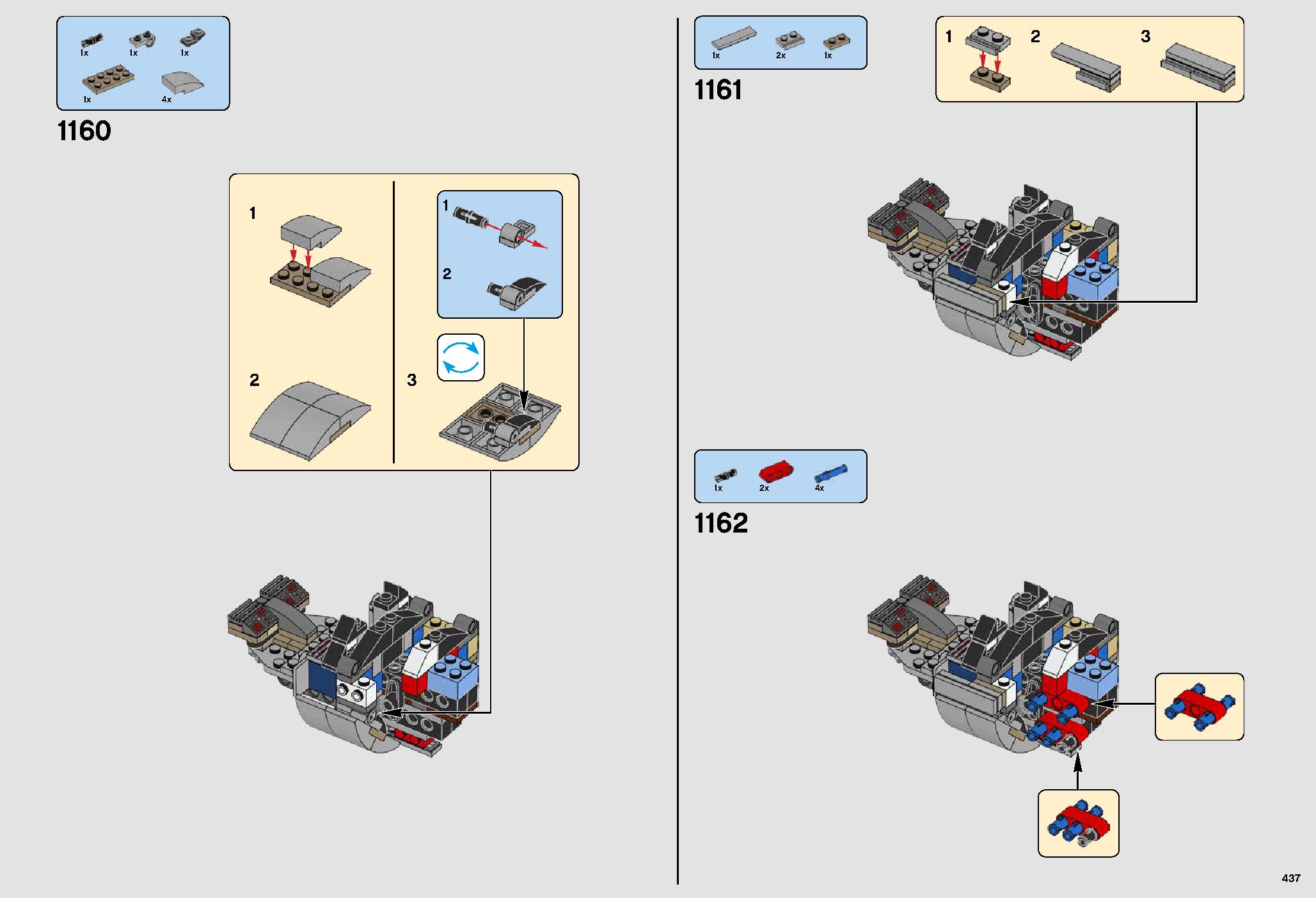 ミレニアム・ファルコン™ 75192 レゴの商品情報 レゴの説明書・組立方法 437 page