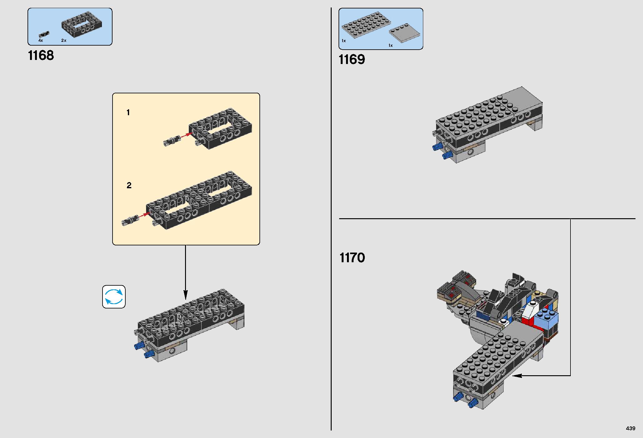 UCS Millennium Falcon 75192 LEGO information LEGO instructions 439 page