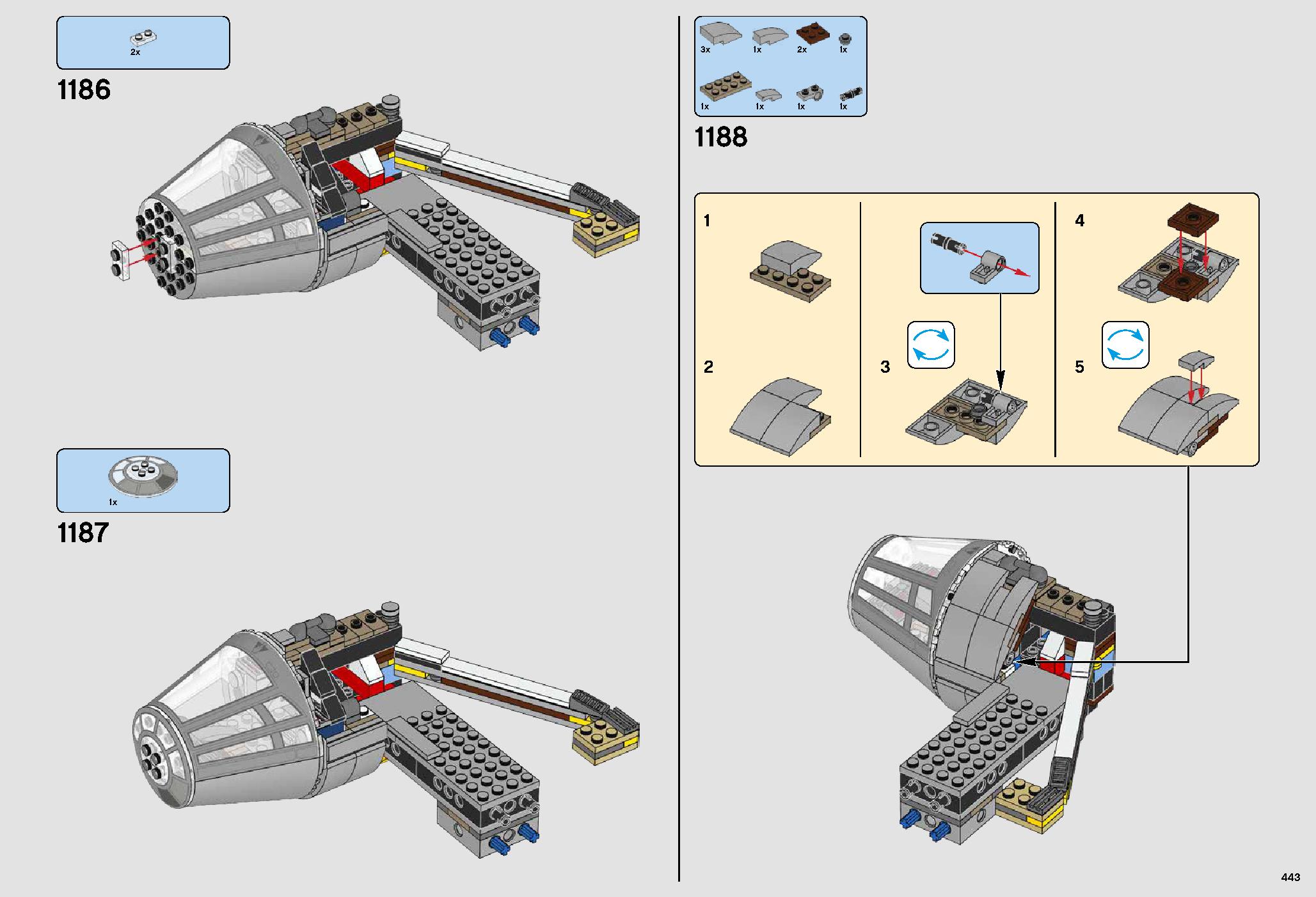 UCS Millennium Falcon 75192 LEGO information LEGO instructions 443 page