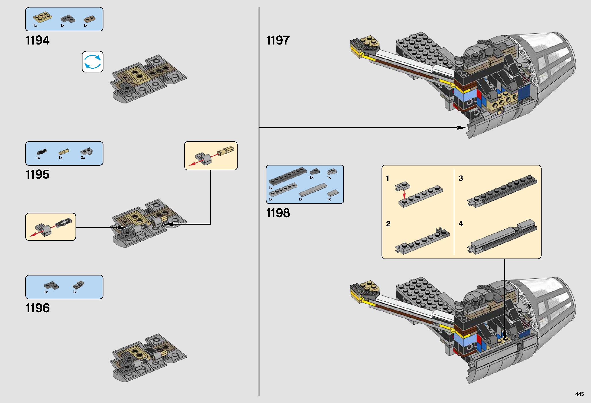 UCS Millennium Falcon 75192 LEGO information LEGO instructions 445 page