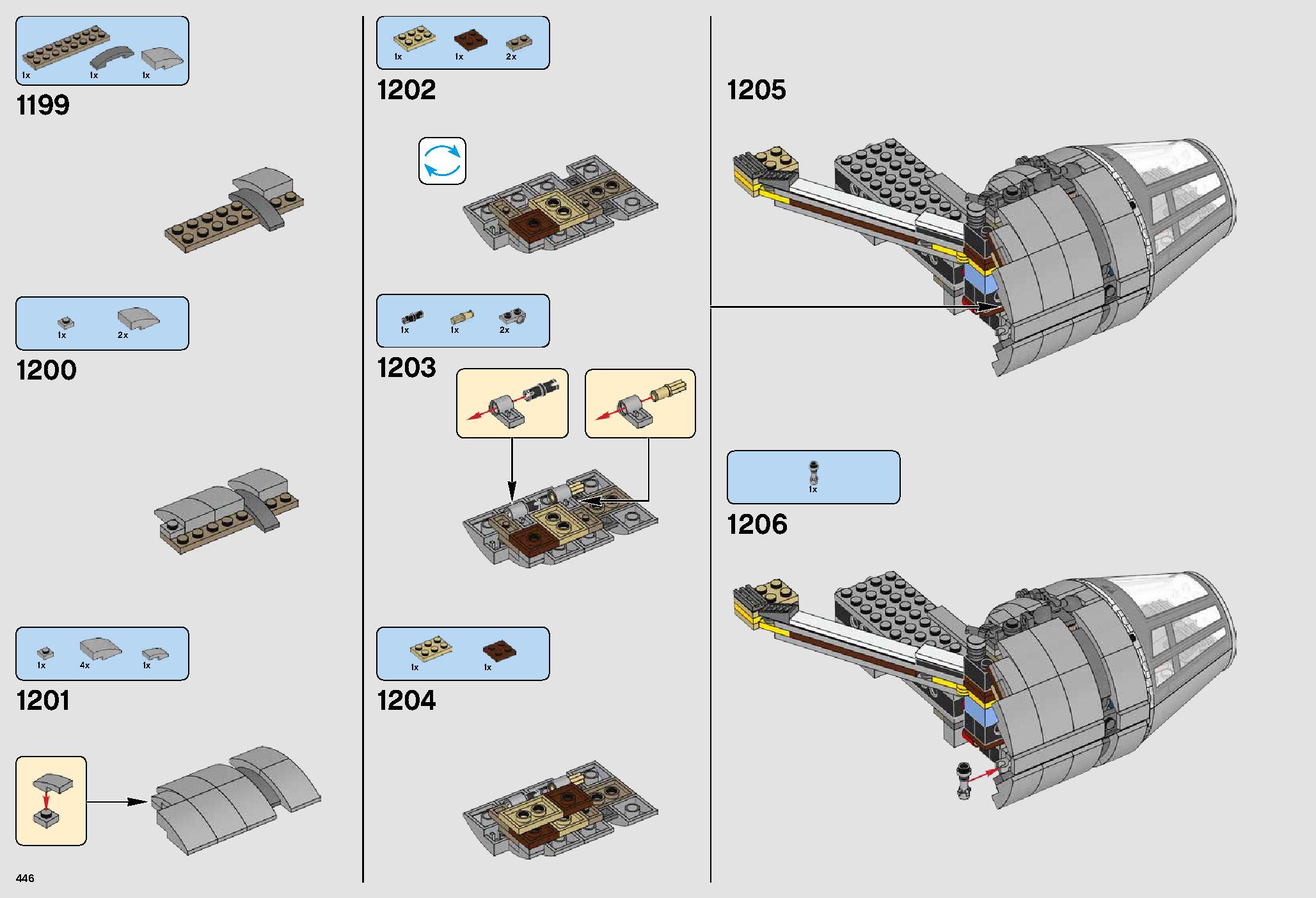 ミレニアム・ファルコン™ 75192 レゴの商品情報 レゴの説明書・組立方法 446 page