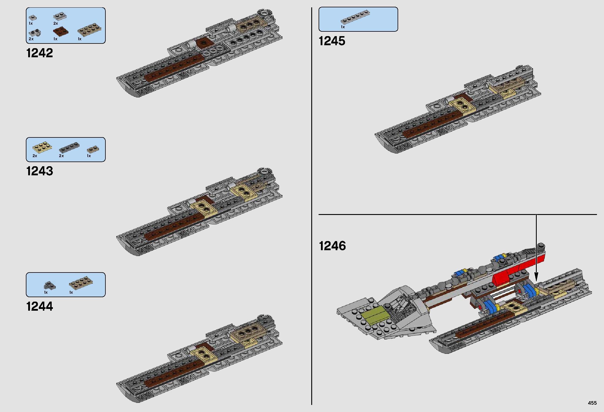 UCS Millennium Falcon 75192 LEGO information LEGO instructions 455 page