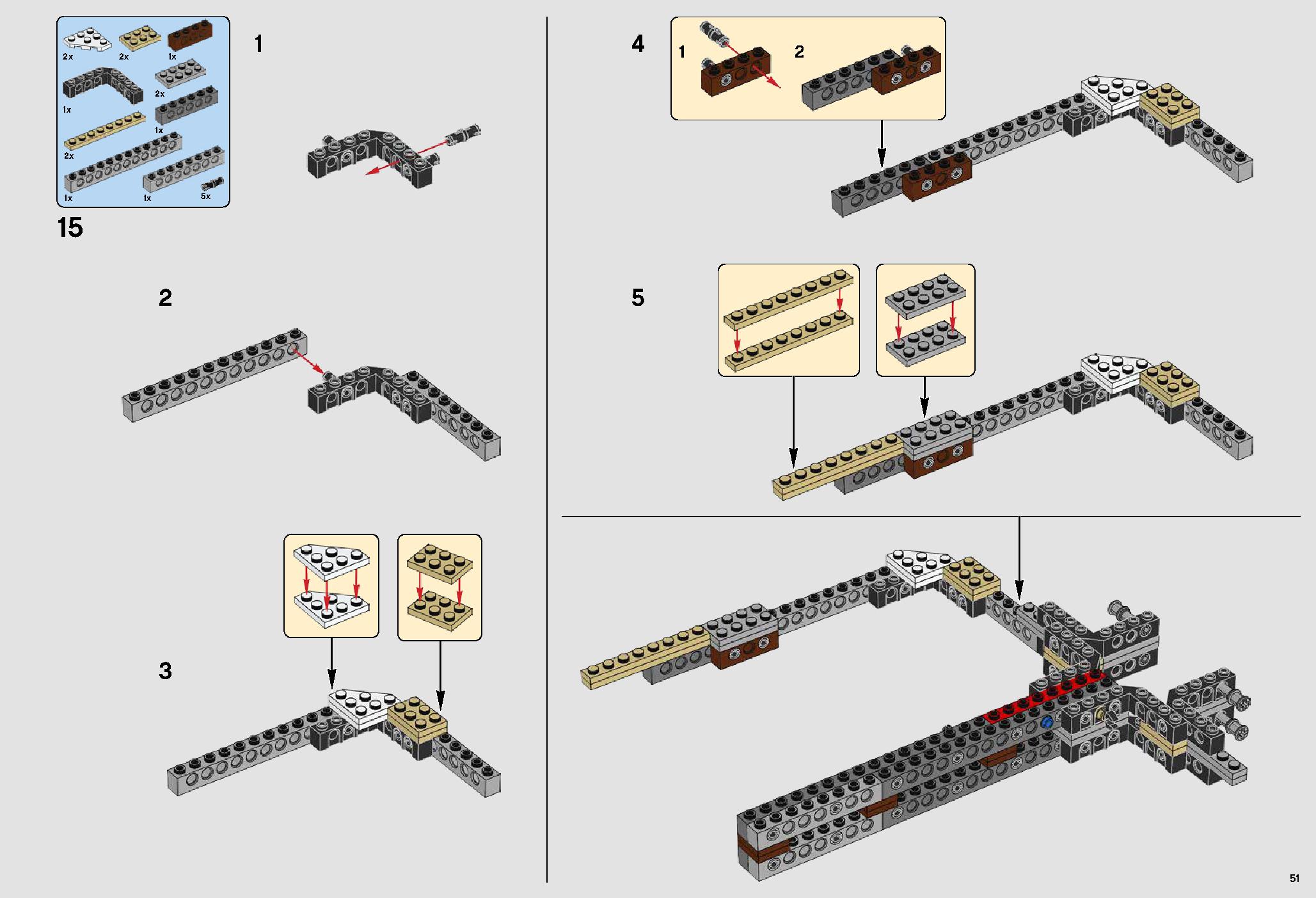 ミレニアム・ファルコン™ 75192 レゴの商品情報 レゴの説明書・組立方法 51 page