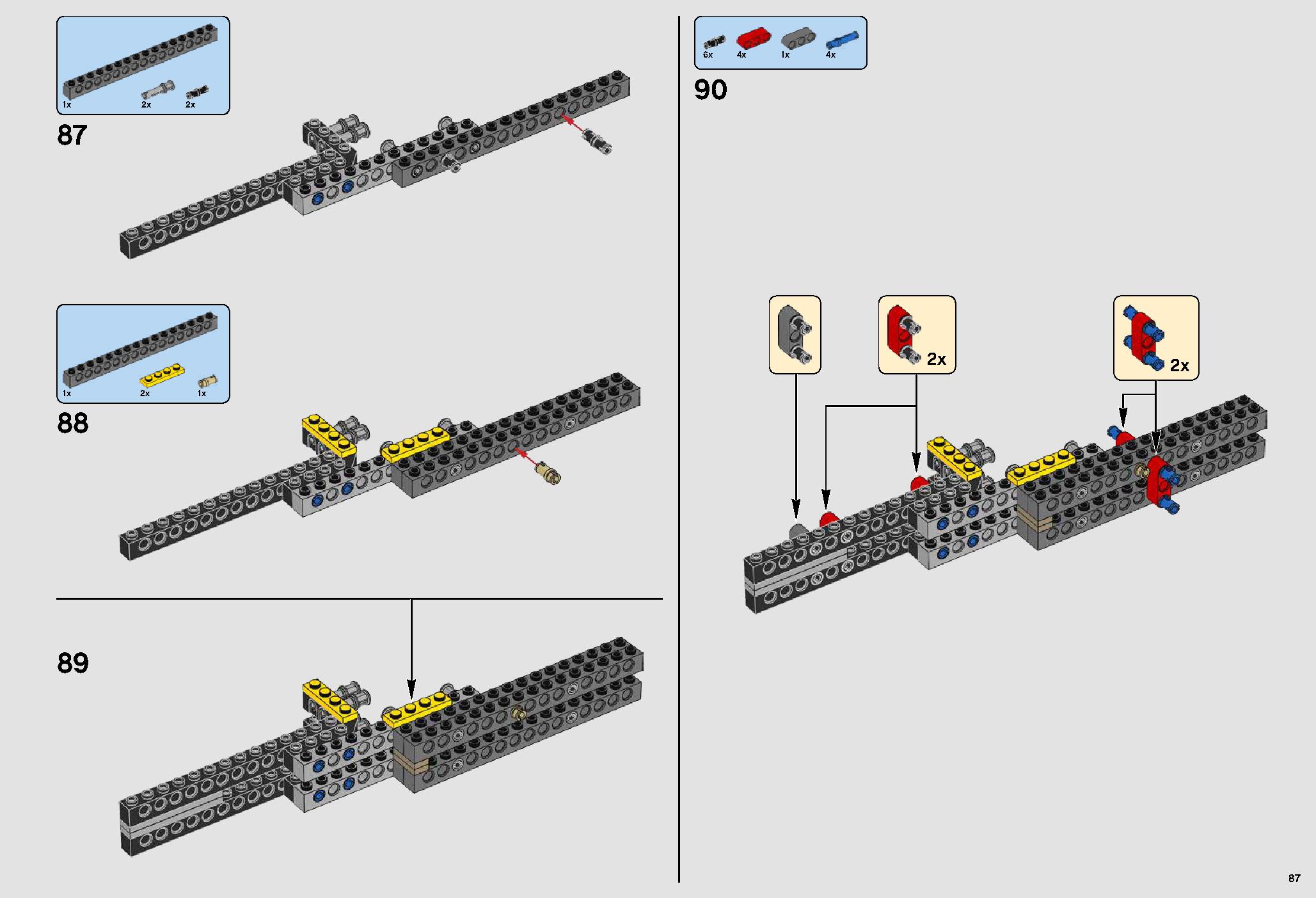 UCS Millennium Falcon 75192 LEGO information LEGO instructions 87 page