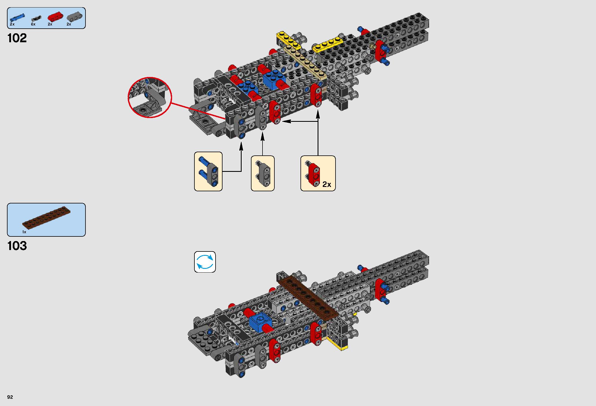 UCS Millennium Falcon 75192 LEGO information LEGO instructions 92 page