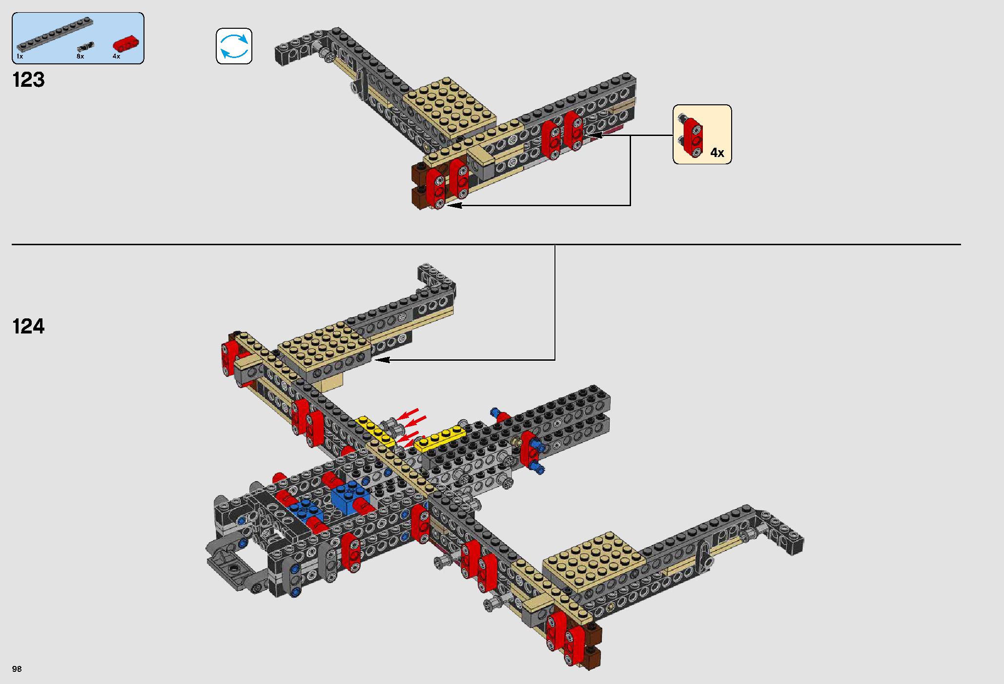 ミレニアム・ファルコン™ 75192 レゴの商品情報 レゴの説明書・組立方法 98 page