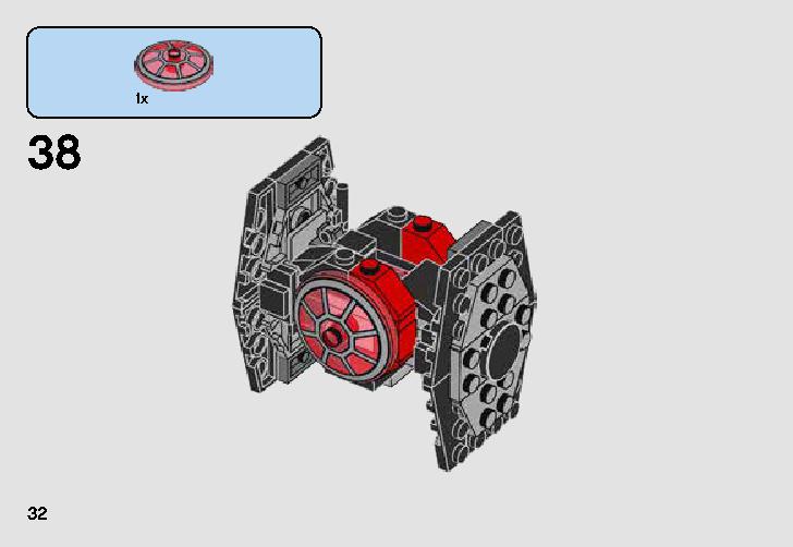 First Order TIE Fighter Microfighter 75194 LEGO information LEGO instructions 32 page