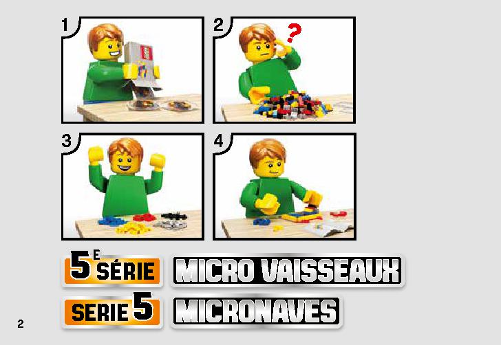 A-ウィング™ vs.TIEサイレンサー™ マイクロファイター 75196 レゴの商品情報 レゴの説明書・組立方法 2 page