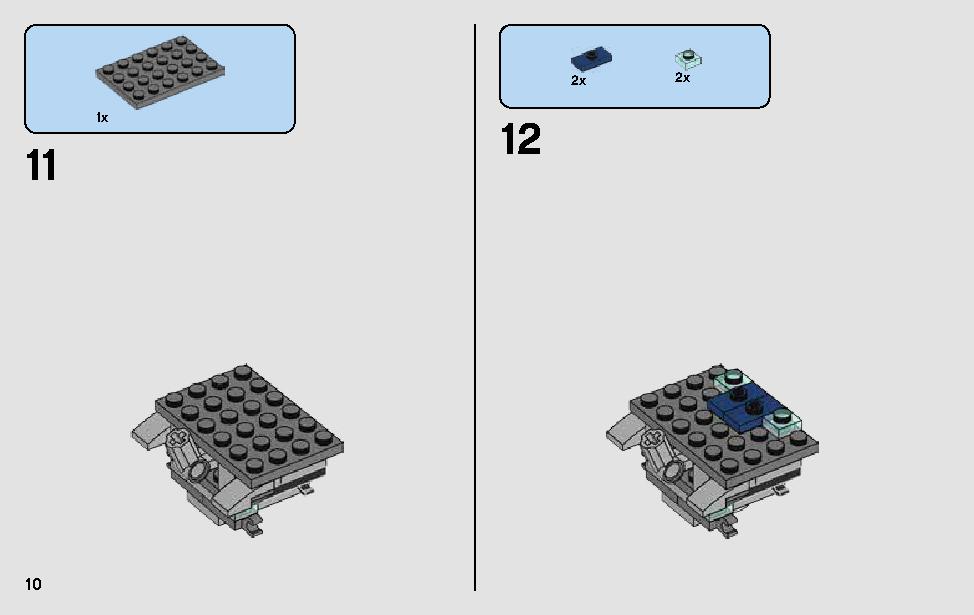 General Grievous' Combat Speeder 75199 LEGO information LEGO instructions 10 page