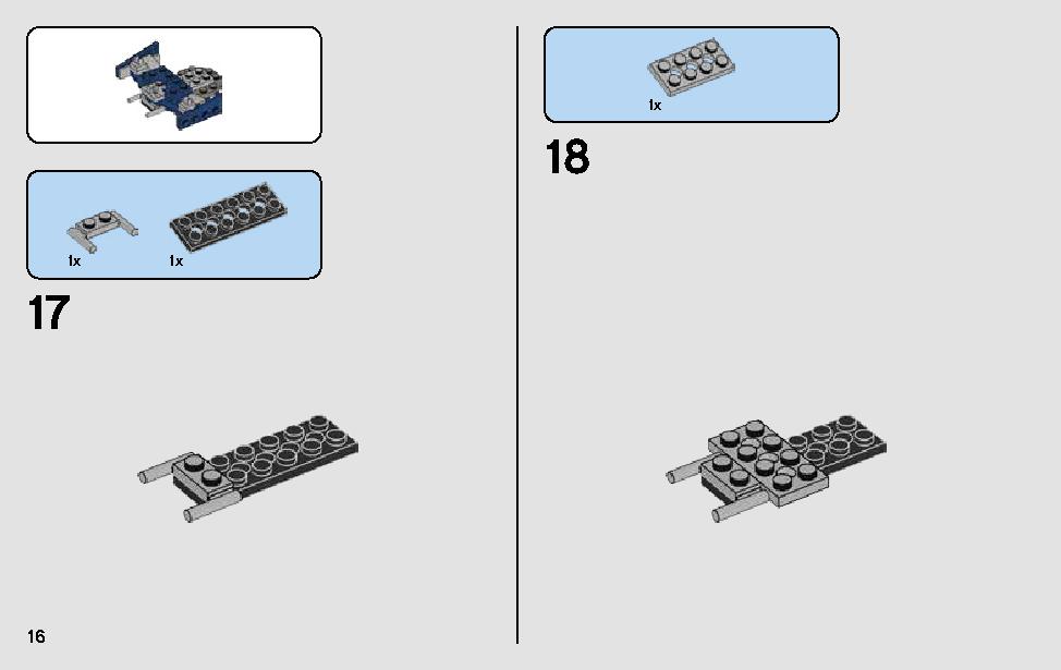 グリーヴァス将軍のコンバット･スピーダー 75199 レゴの商品情報 レゴの説明書・組立方法 16 page