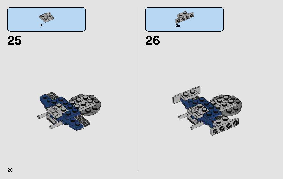 General Grievous' Combat Speeder 75199 LEGO information LEGO instructions 20 page