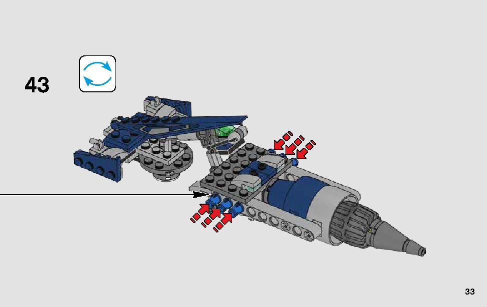 General Grievous' Combat Speeder 75199 LEGO information LEGO instructions 33 page