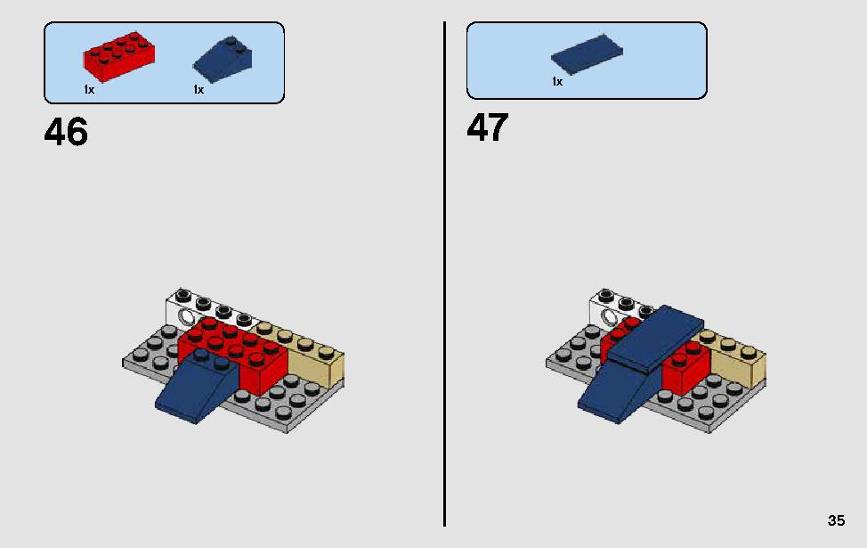 グリーヴァス将軍のコンバット･スピーダー 75199 レゴの商品情報 レゴの説明書・組立方法 35 page