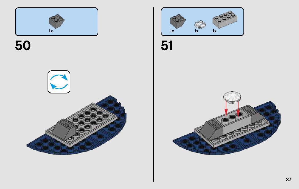 グリーヴァス将軍のコンバット･スピーダー 75199 レゴの商品情報 レゴの説明書・組立方法 37 page