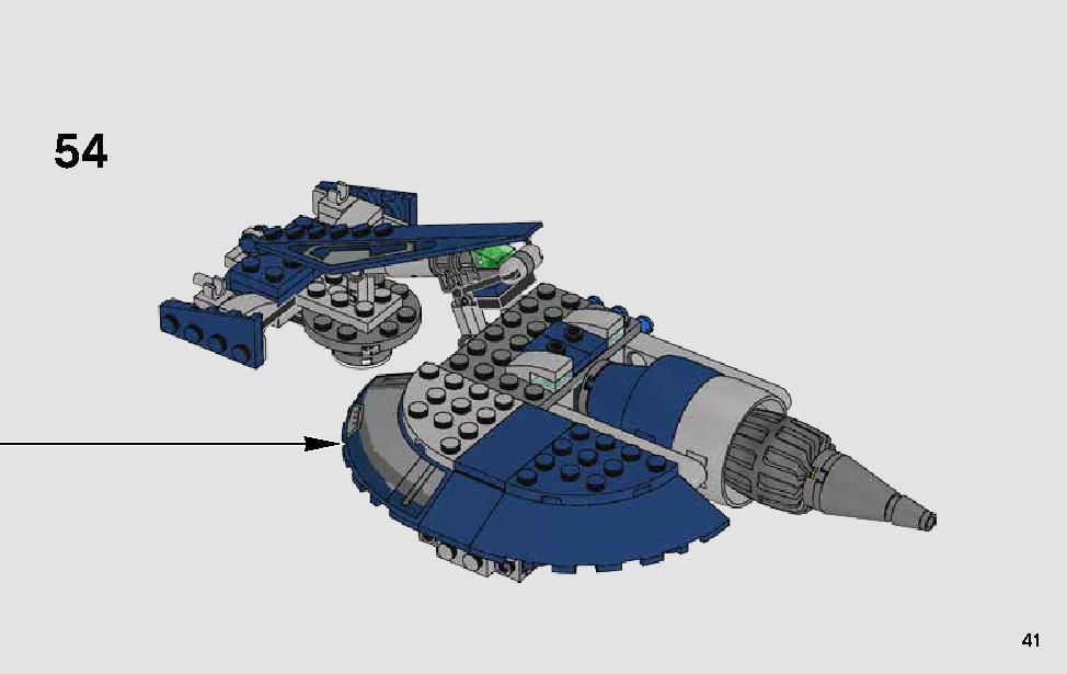 General Grievous' Combat Speeder 75199 LEGO information LEGO instructions 41 page