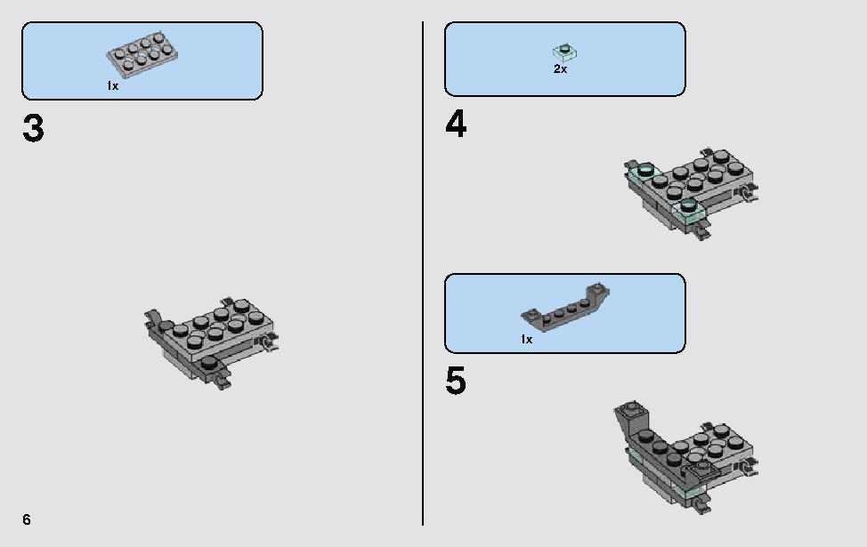 General Grievous' Combat Speeder 75199 LEGO information LEGO instructions 6 page