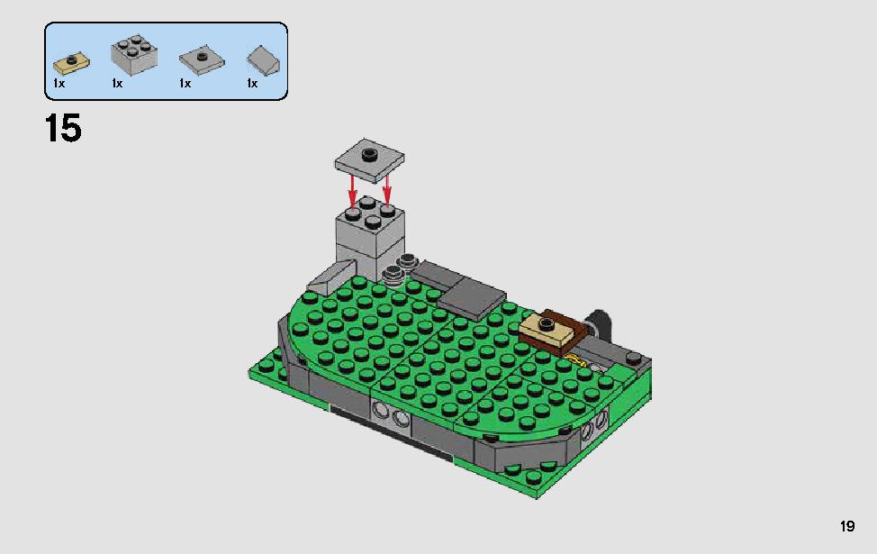 Ahch-To Island Training 75200 LEGO information LEGO instructions 19 page
