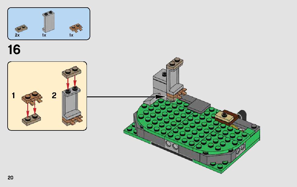Ahch-To Island Training 75200 LEGO information LEGO instructions 20 page