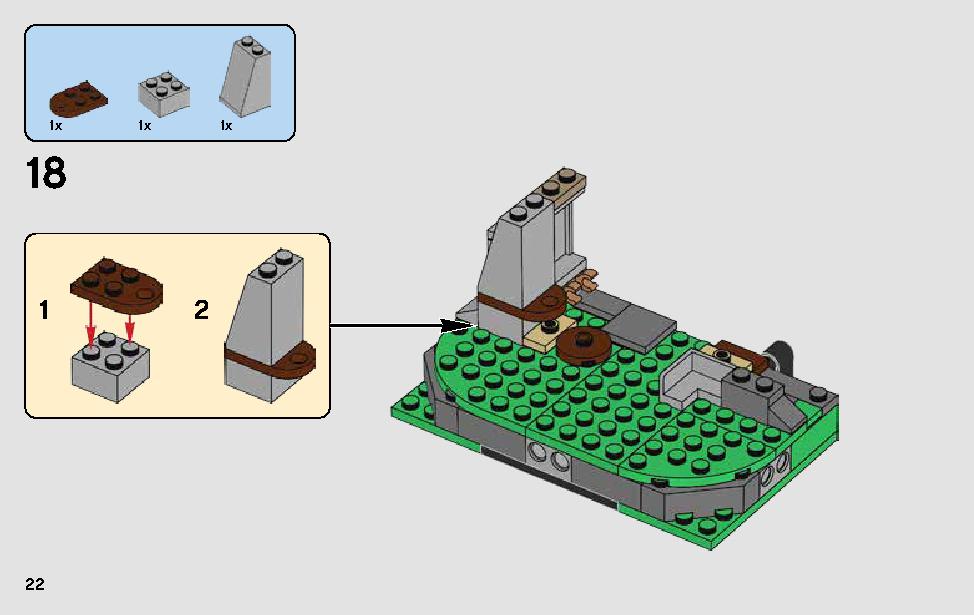 Ahch-To Island Training 75200 LEGO information LEGO instructions 22 page