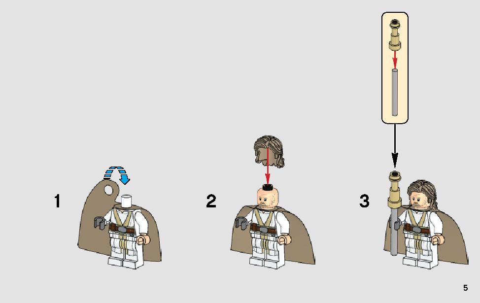 Ahch-To Island Training 75200 LEGO information LEGO instructions 5 page