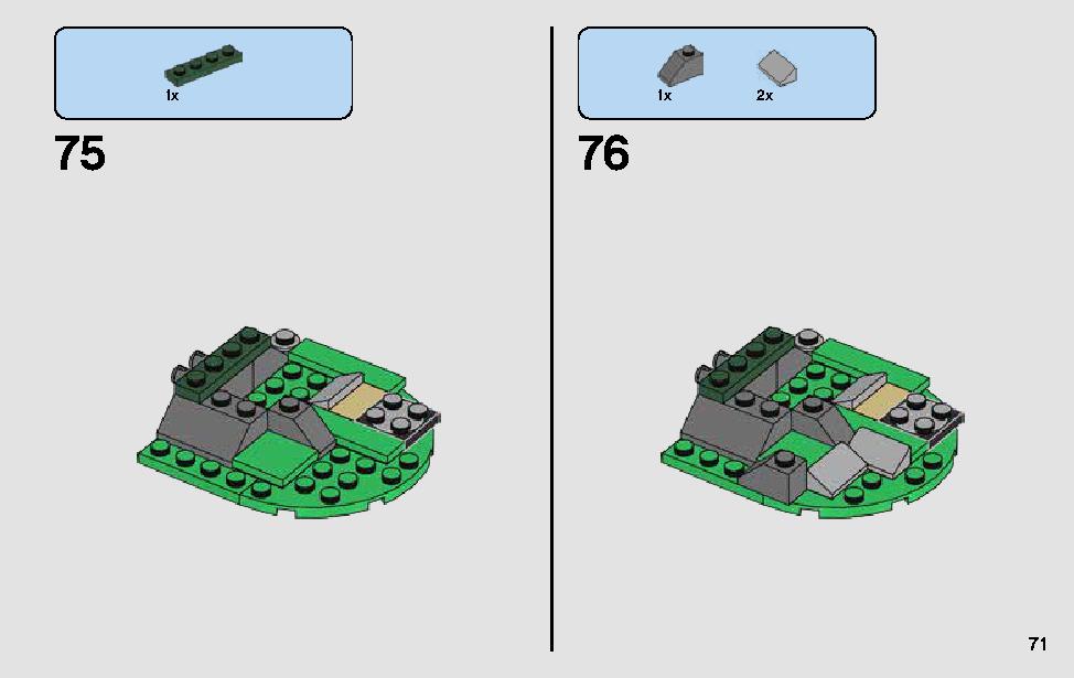 Ahch-To Island Training 75200 LEGO information LEGO instructions 71 page