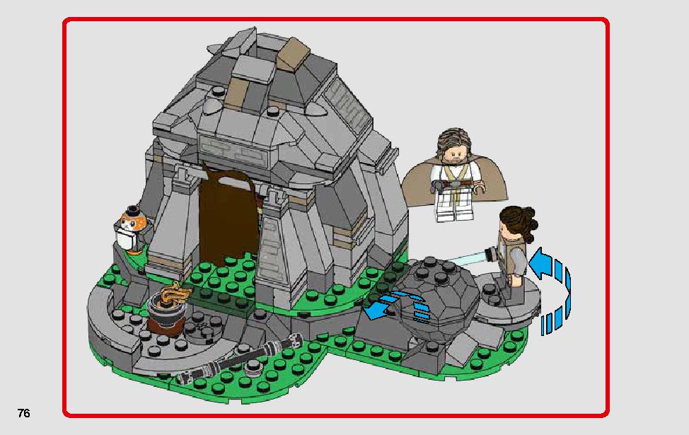 Ahch-To Island Training 75200 LEGO information LEGO instructions 76 page