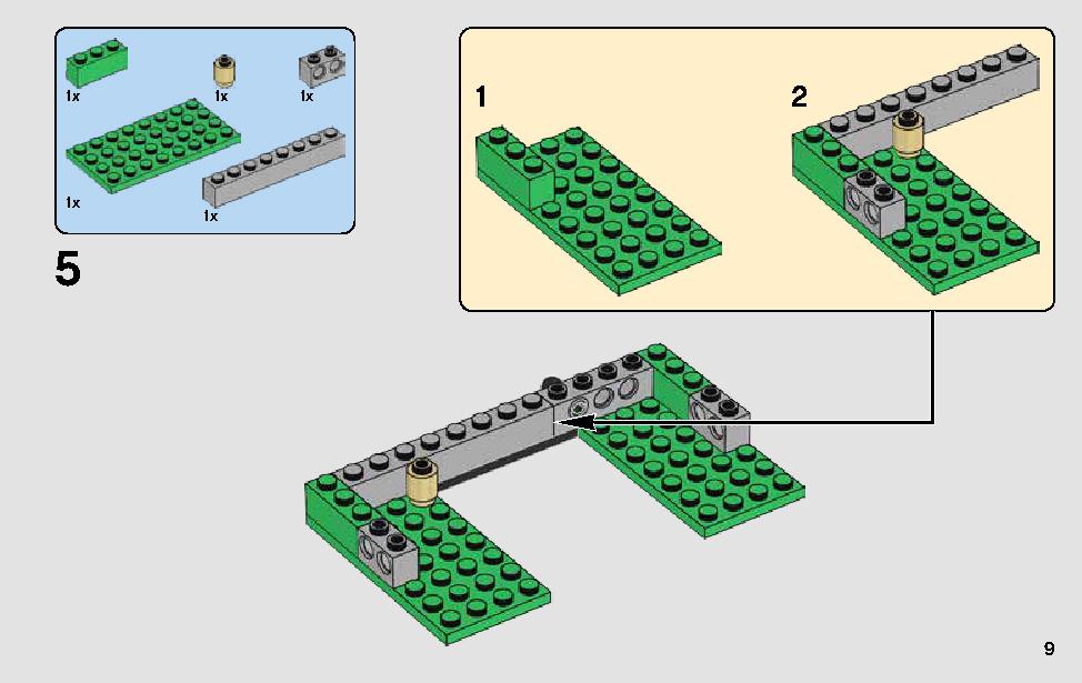 Ahch-To Island Training 75200 LEGO information LEGO instructions 9 page