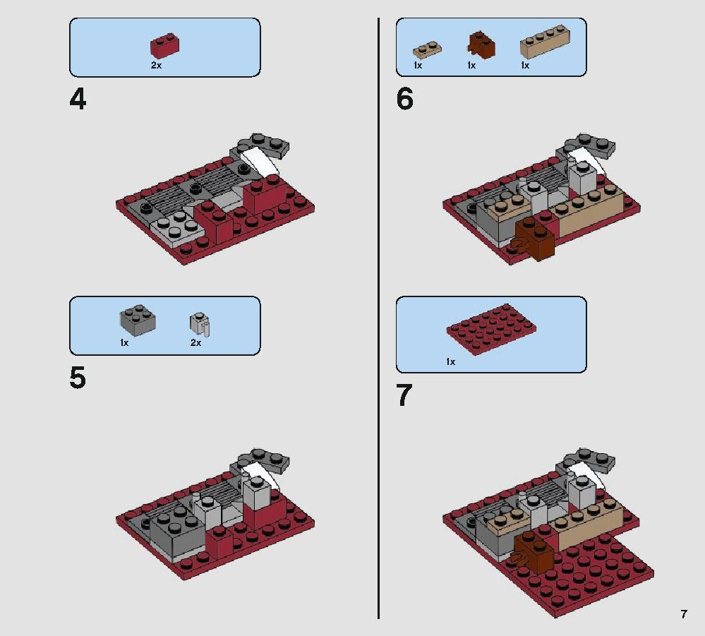 Defense of Crait 75202 LEGO information LEGO instructions 7 page