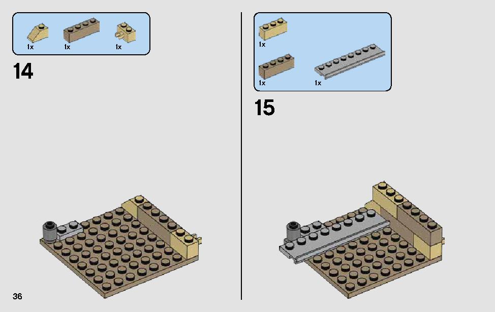 Mos Eisley Cantina 75205 LEGO information LEGO instructions 36 page
