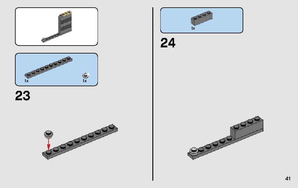 Mos Eisley Cantina 75205 LEGO information LEGO instructions 41 page