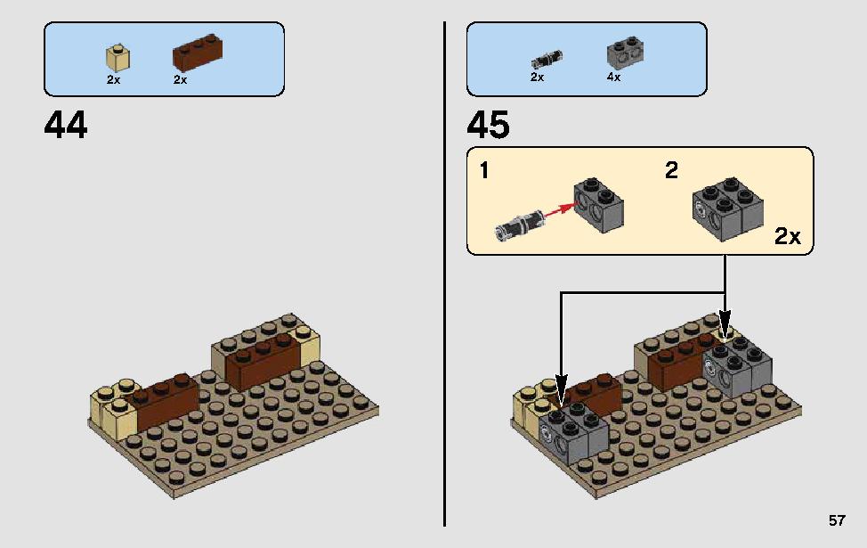 Mos Eisley Cantina 75205 LEGO information LEGO instructions 57 page