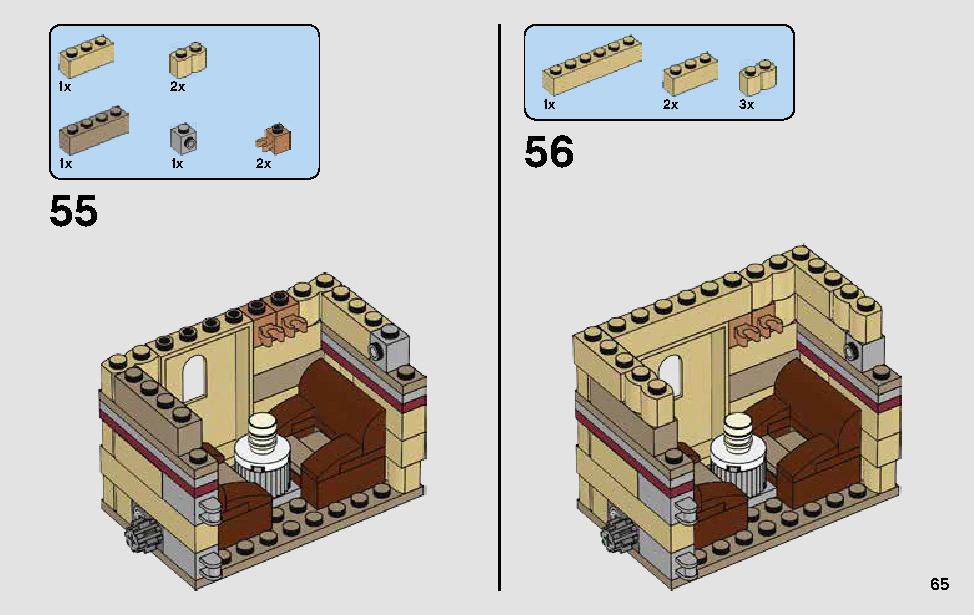 Mos Eisley Cantina 75205 LEGO information LEGO instructions 65 page