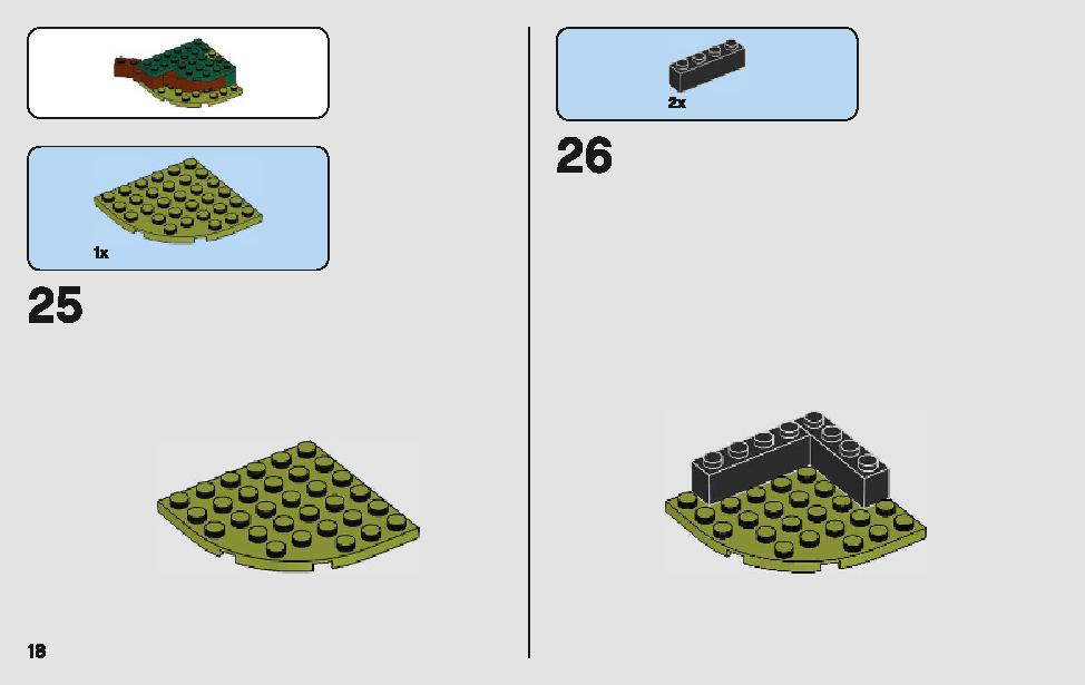 ヨーダの小屋 75208 レゴの商品情報 レゴの説明書・組立方法 18 page