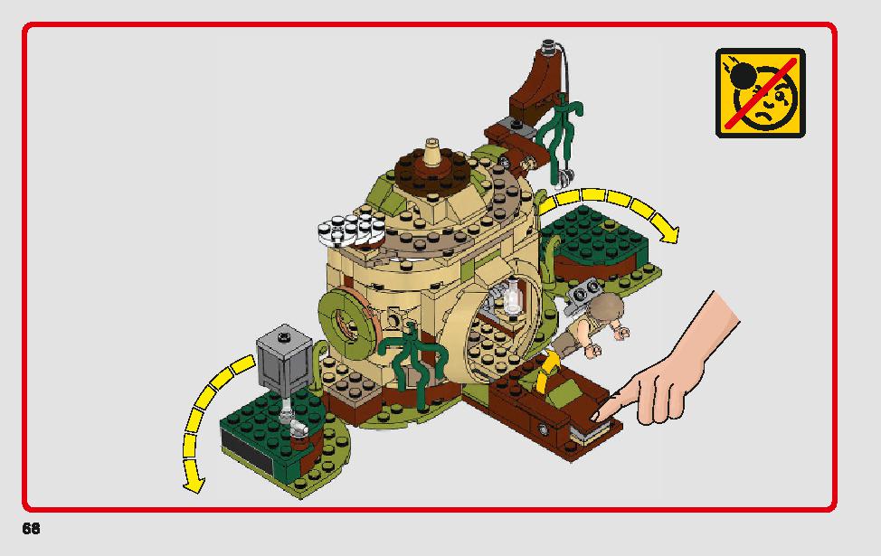 ヨーダの小屋 75208 レゴの商品情報 レゴの説明書・組立方法 68 page