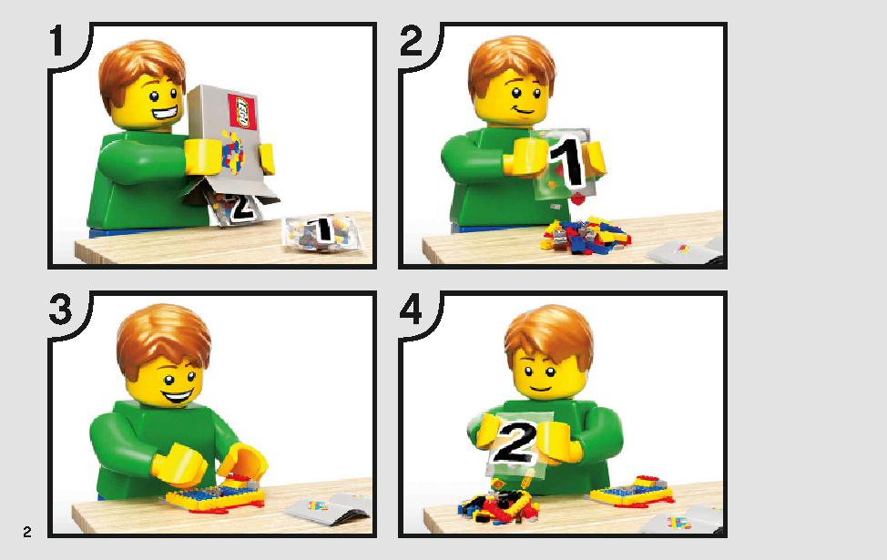 Han Solo's Landspeeder 75209 LEGO information LEGO instructions 2 page