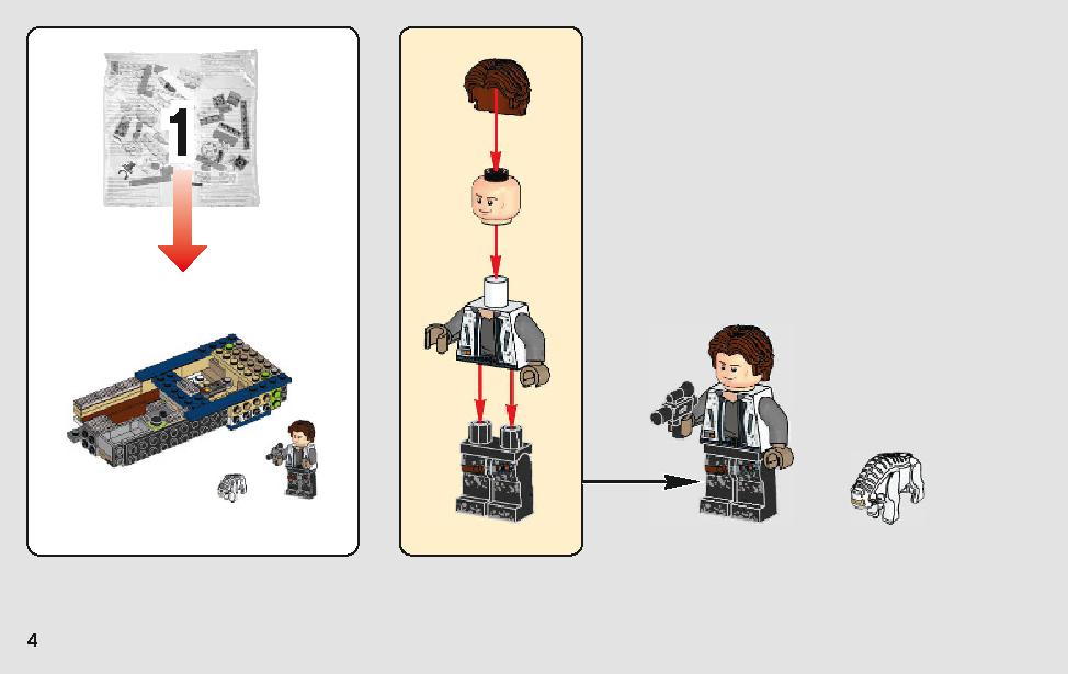 Han Solo's Landspeeder 75209 LEGO information LEGO instructions 4 page